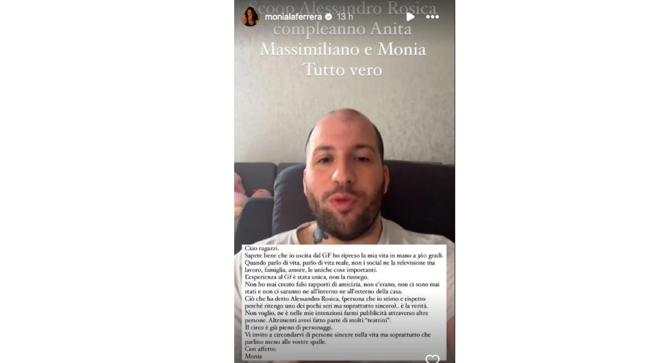 Monia La Ferrera commenta lo scoop di Rosica sul compleanno di Anita