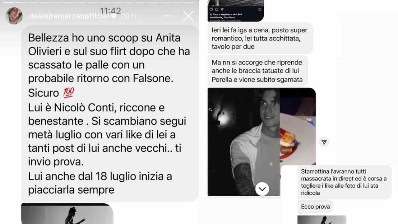 Anita nuovo flirt, la segnalazione