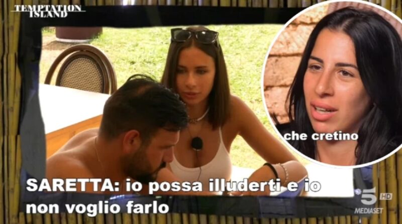 Temptation Island: segnalazione su Saretta